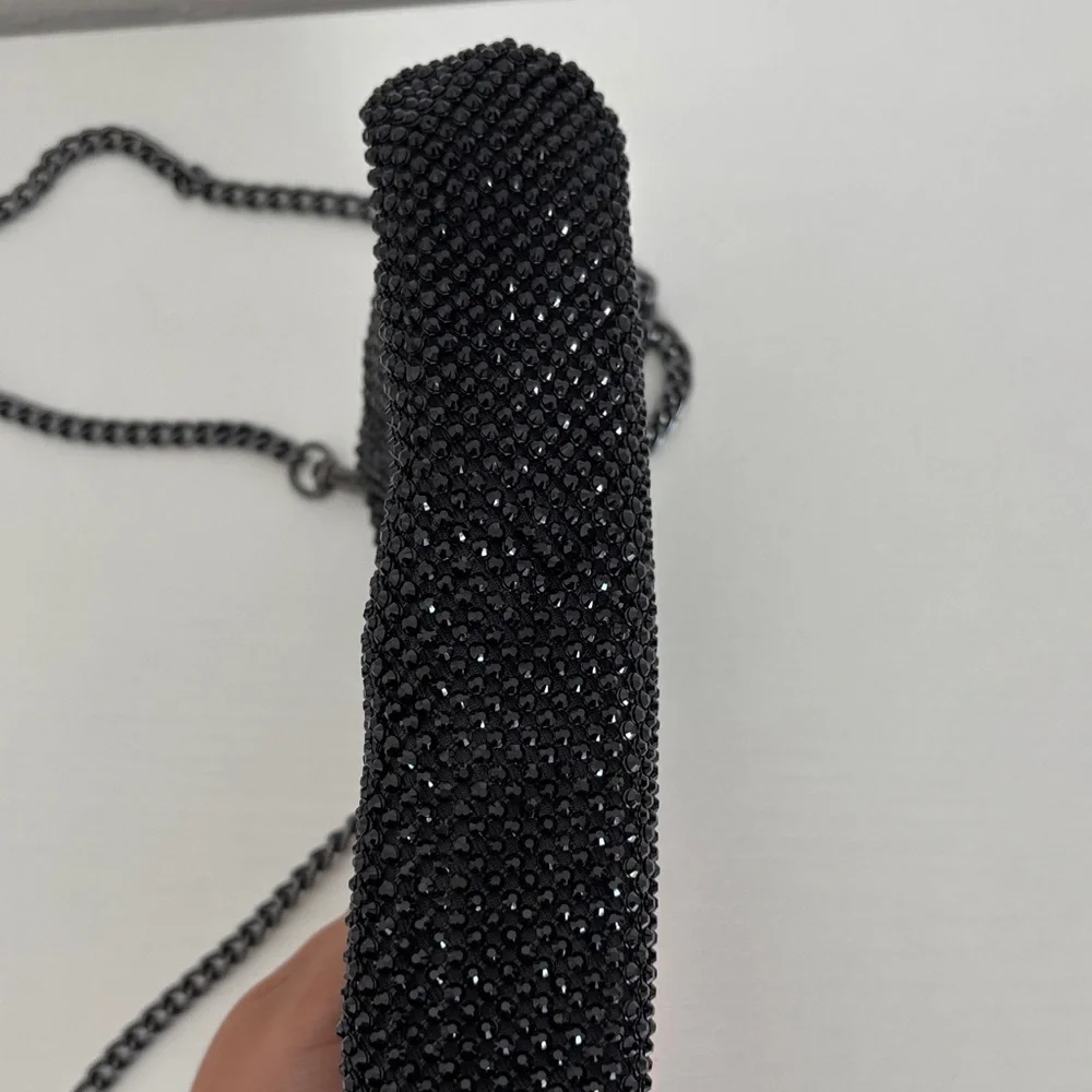 Simply Vera Vera Wang Black Beaded Clutch - Picture 6 of 8